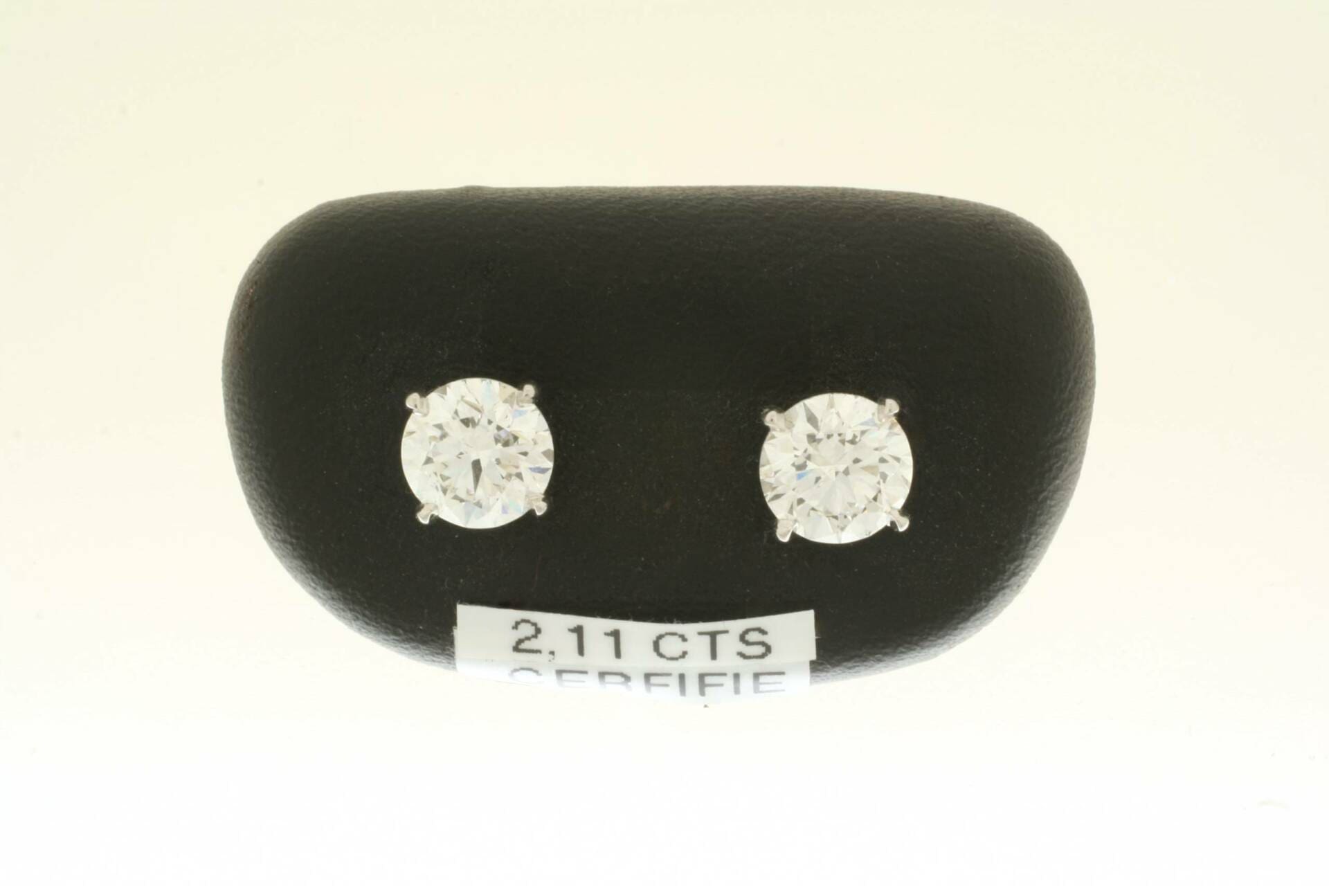 CLOUS DIAMANTS : boucles d&rsquo;oreilles